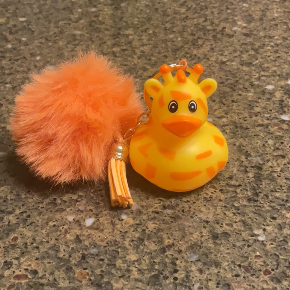 GENE THE GIRAFFE RUBBER DUCKIE